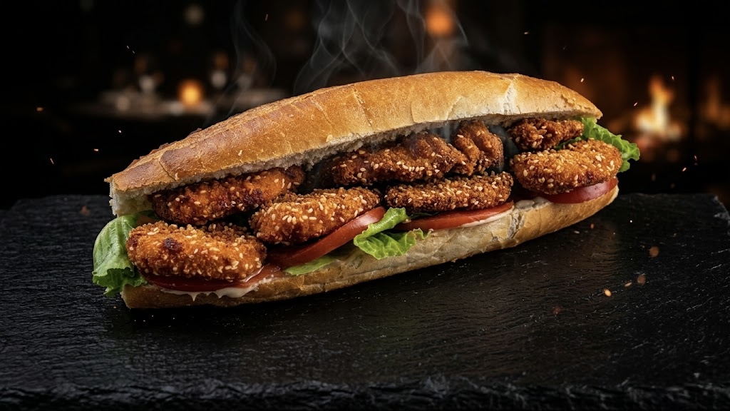 Schnitzel in a Baguette